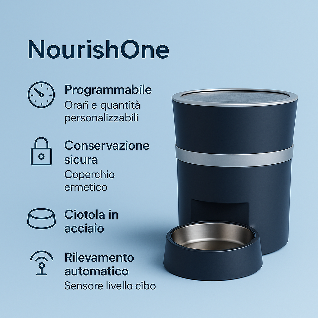 NourishOne — Distributore automatico di crocchette