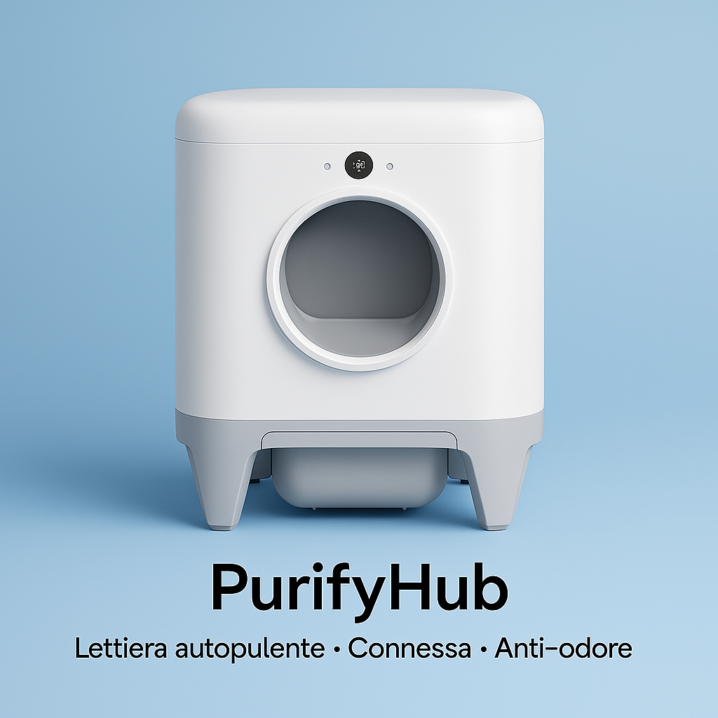 PurifyHub — Lettiera Autopulente Chiusa Smart