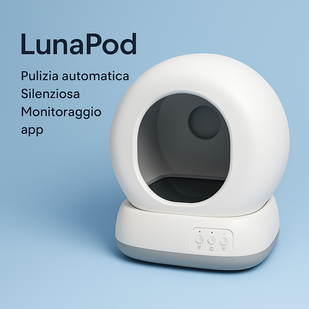 LunaPod — Lettiera Autopulente Smart